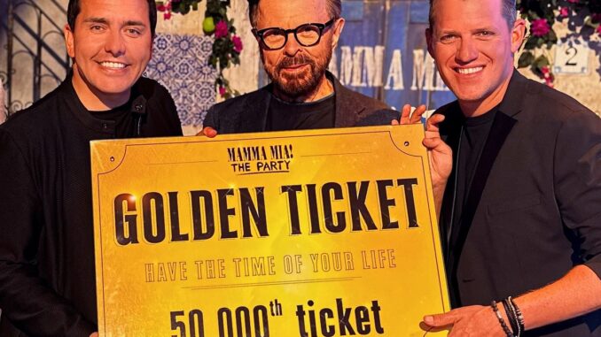 Gouden Ticket Mamma Mia the party